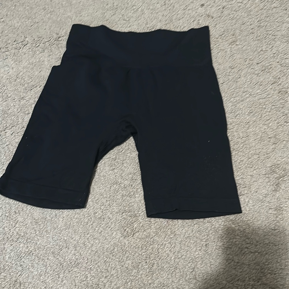 Black biker shorts